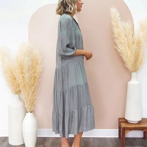 Gentle Fawn Gray Maxi Dress